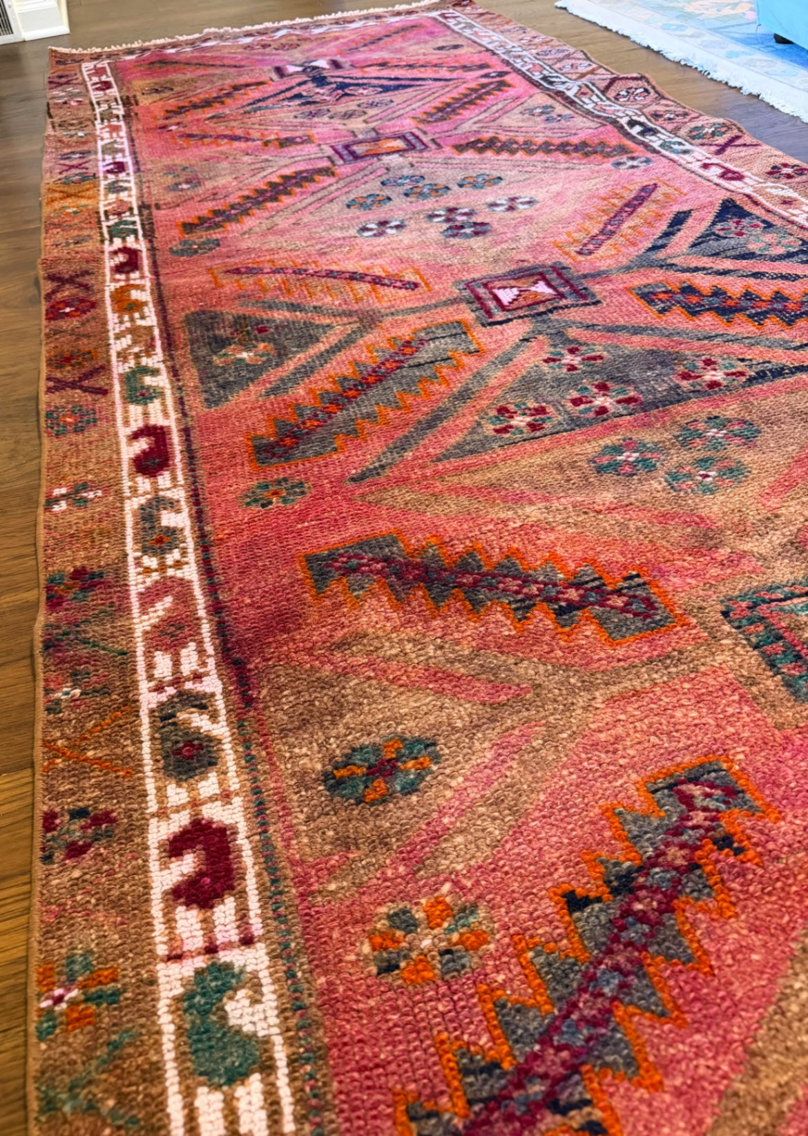 Vintage Runner Rug 11’2” x 3’10”
