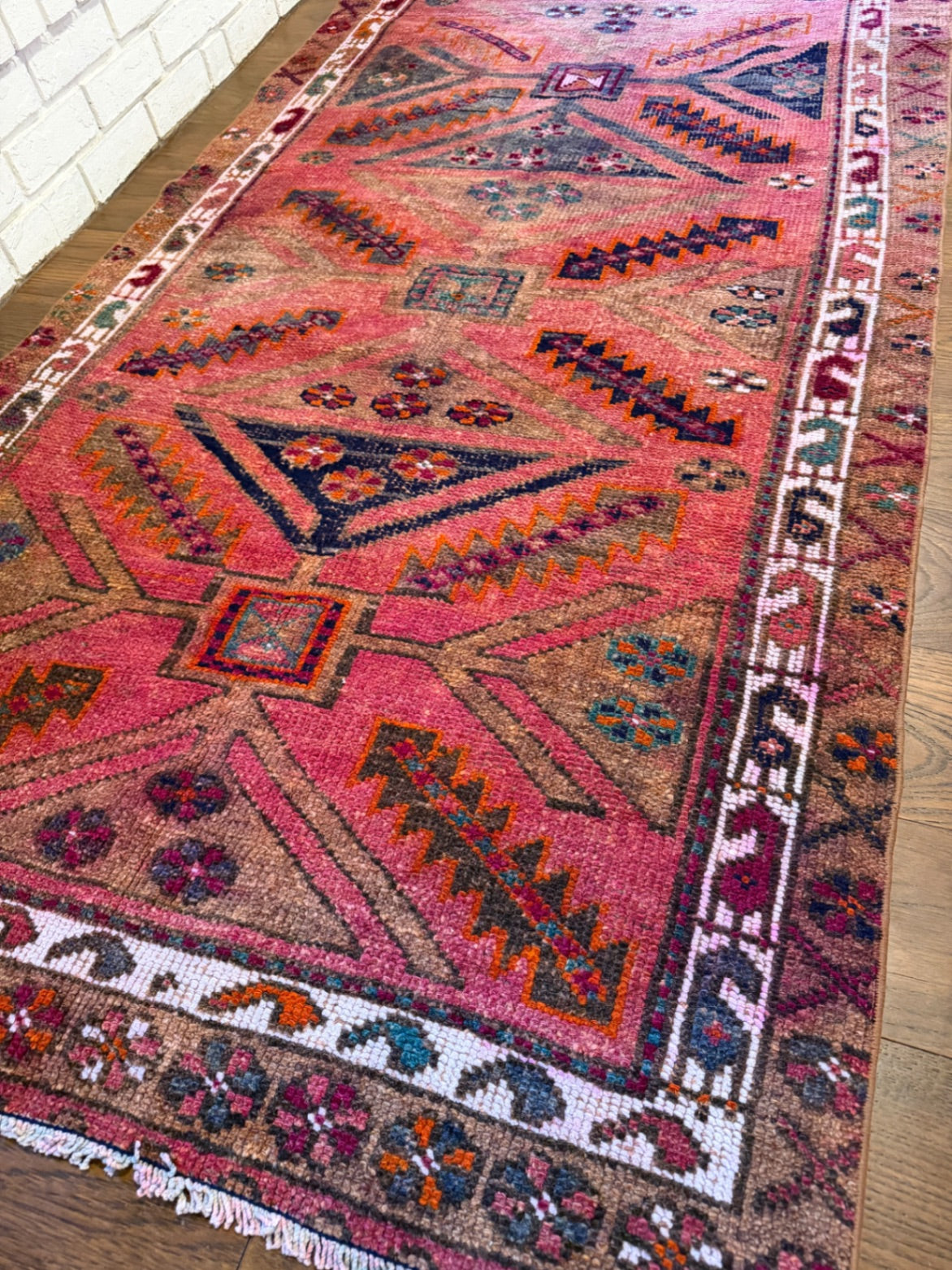 Vintage Runner Rug 11’2” x 3’10”