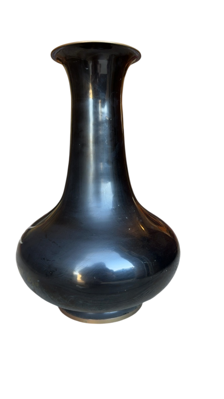 Black inlay vase