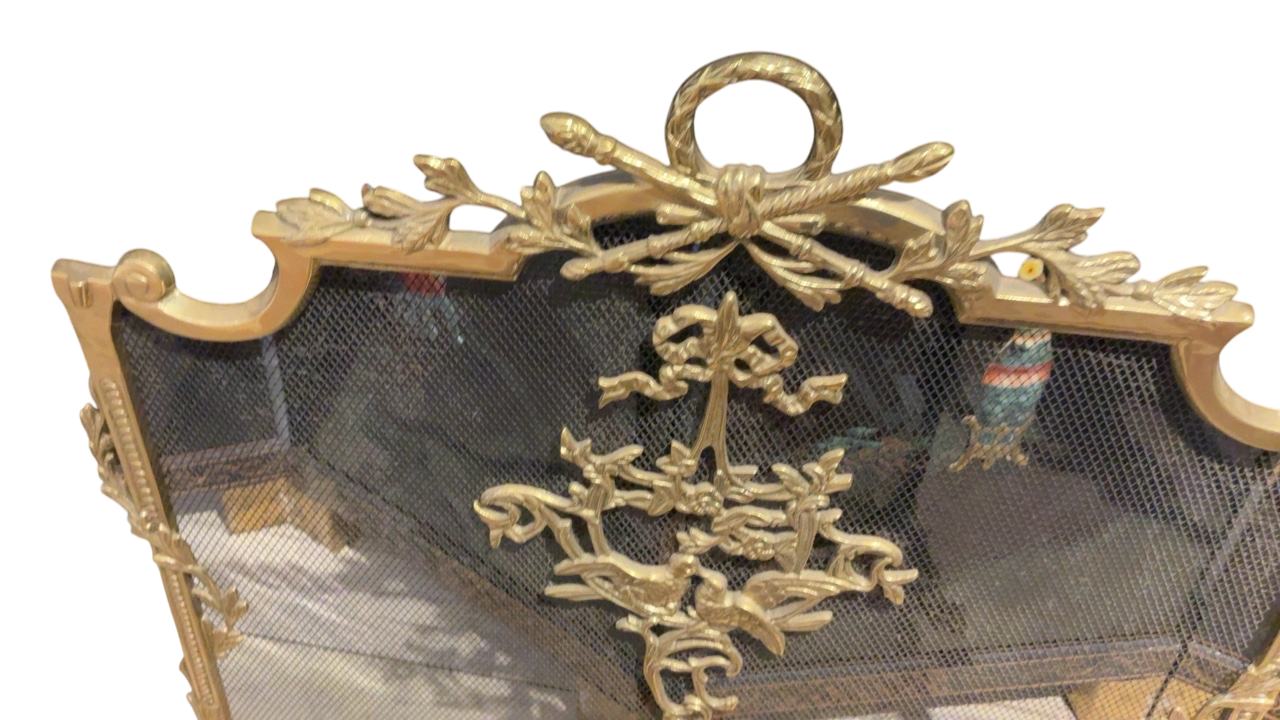 Brass Fireplace Screen