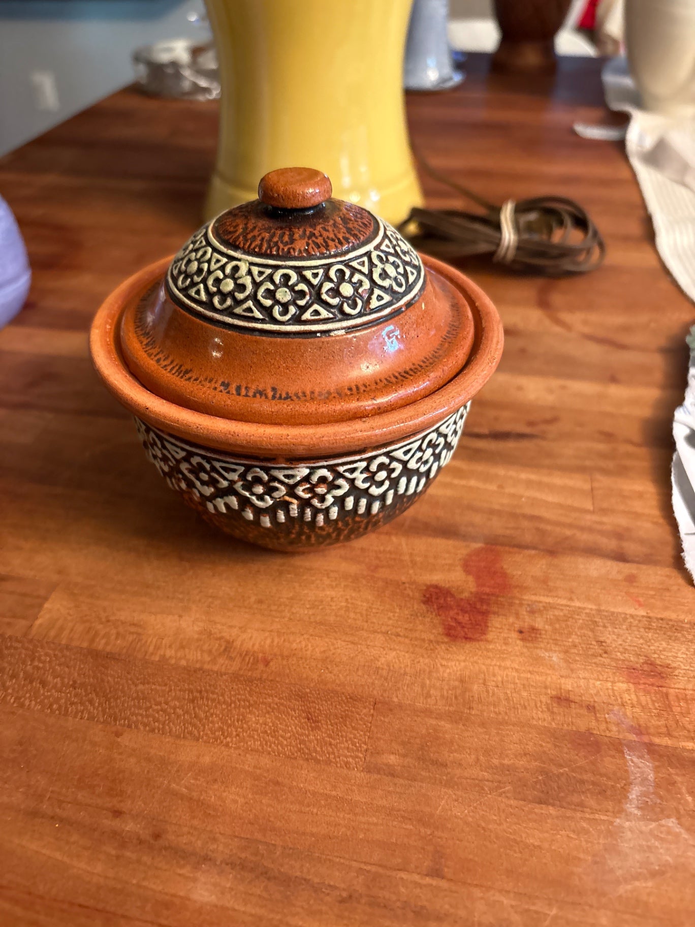 Decorative Bowl with Lid 