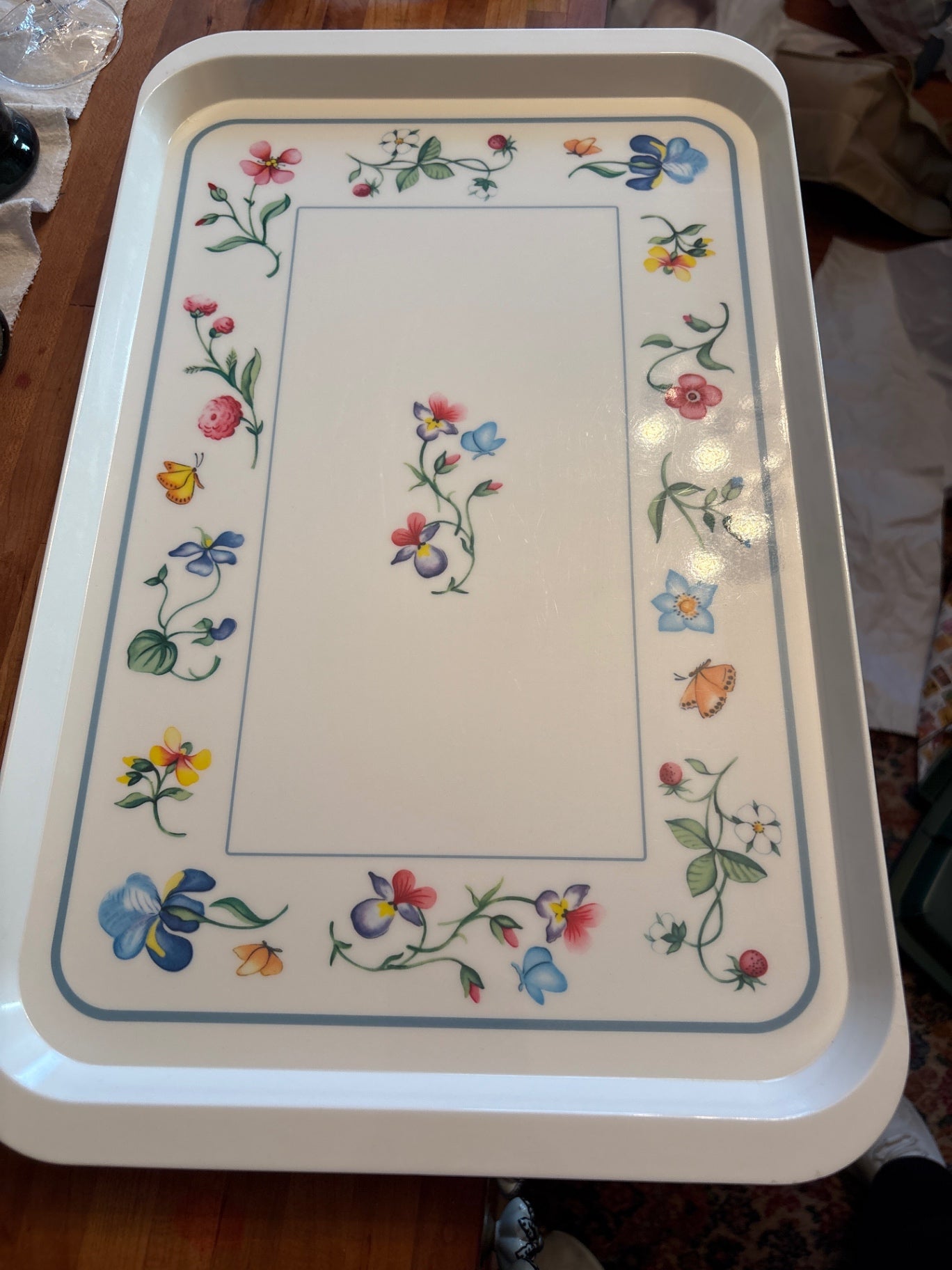 Set of 2 Vintage Trays 