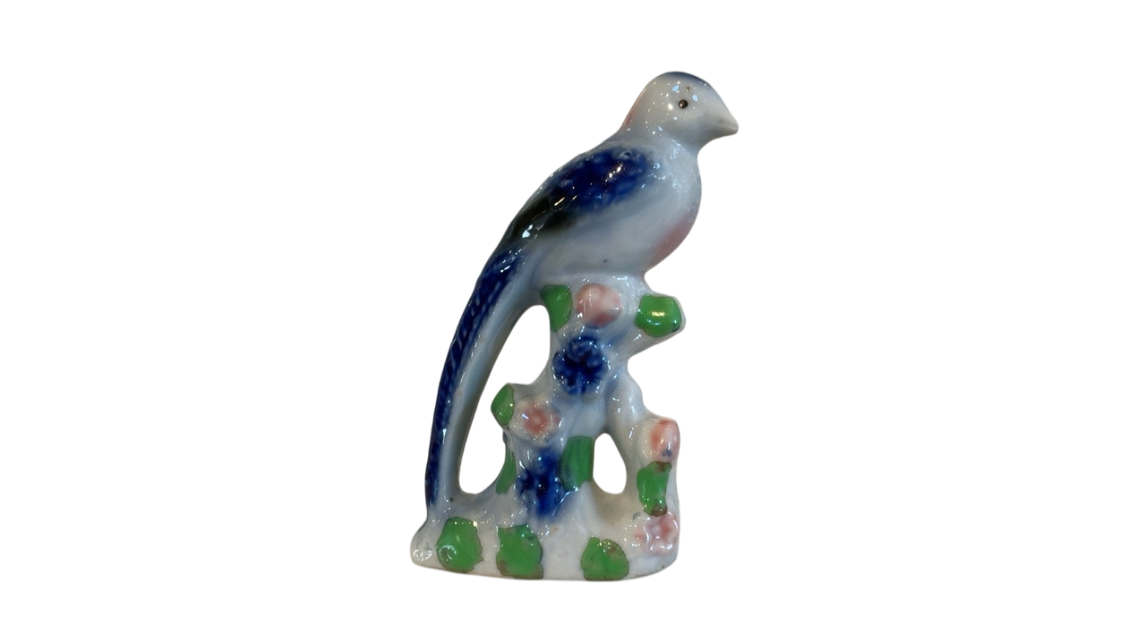 Unknown Decorative Object 2.5x3.5” Multi-colored (white, blue, pink, green)