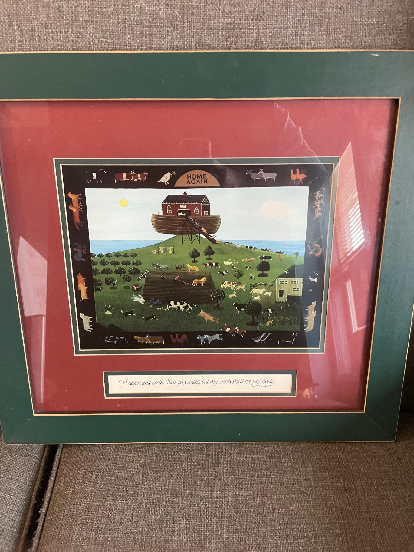 Framed Noah’s Arc Print