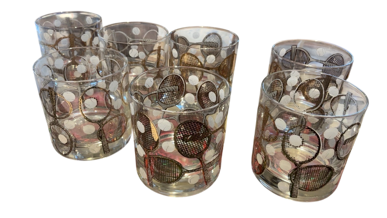Tennis Glassware 7 pc