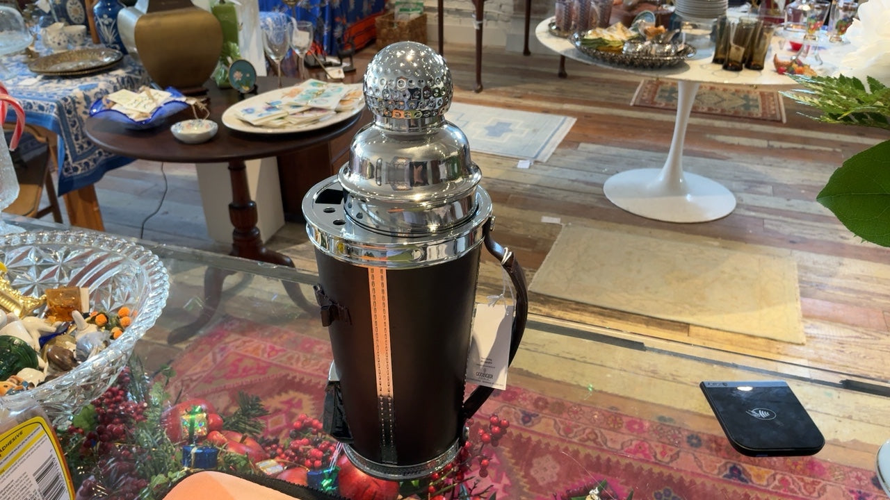 Golf Barware Black and Silver