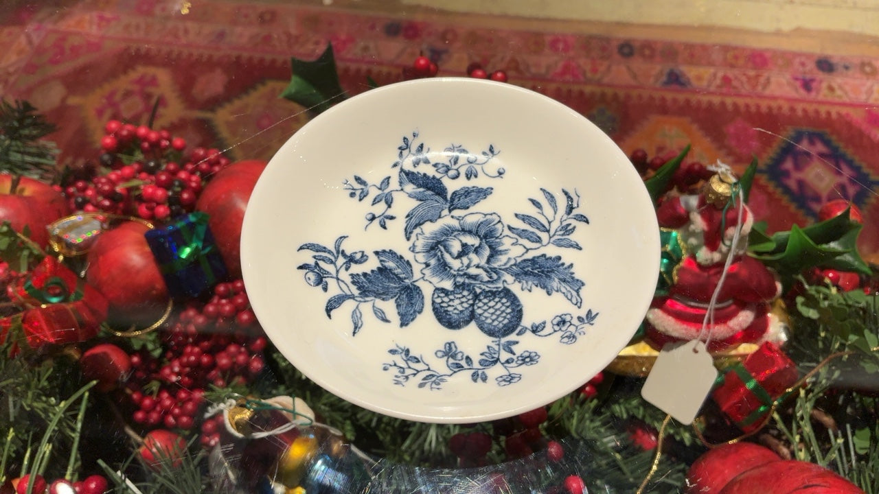 Small Blue and White Dish