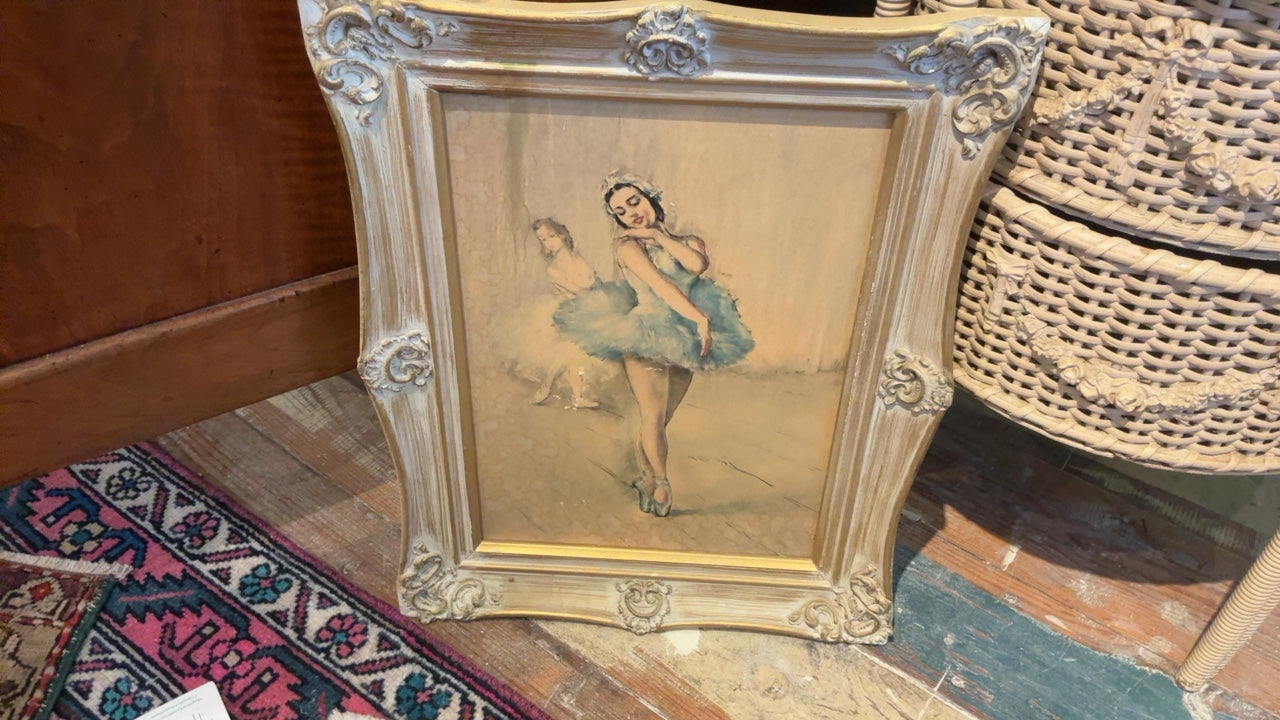 Blue Ballerina Art