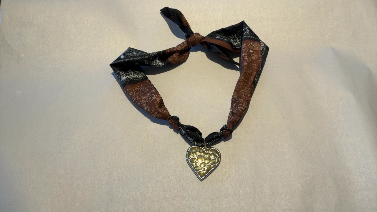 Silver and Gold Heart