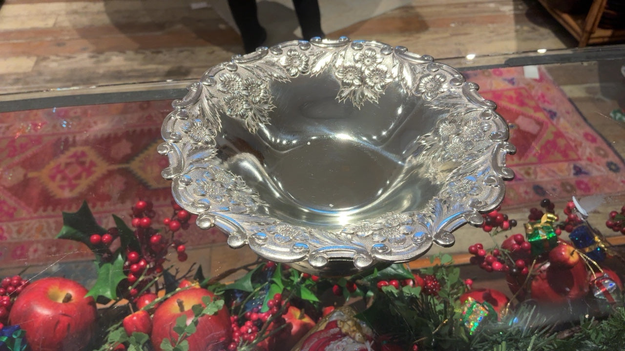 Raised Silver Dish