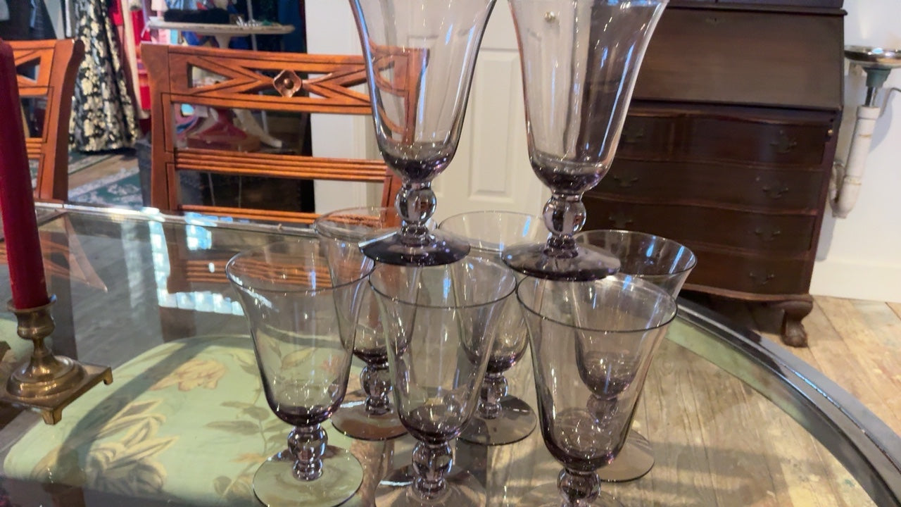 Purple Glasses (set of 4)