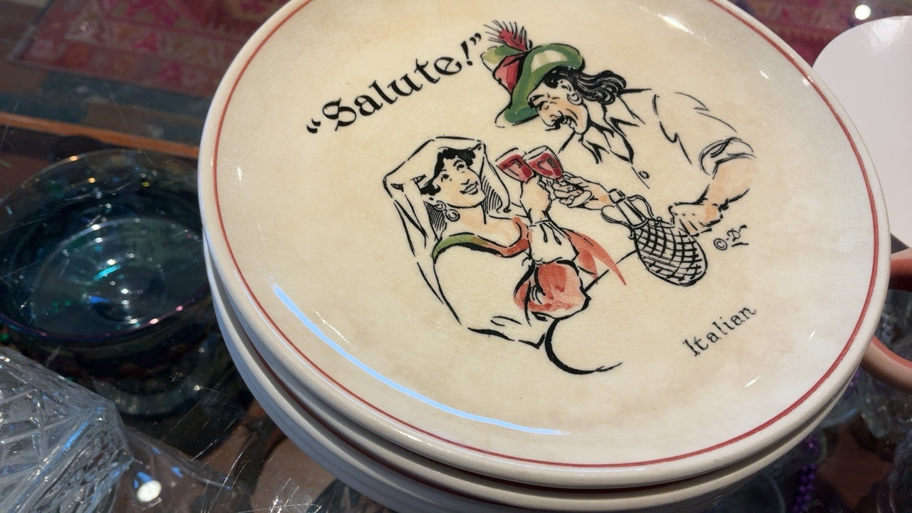 Toasting Dessert Plates (set of 5)