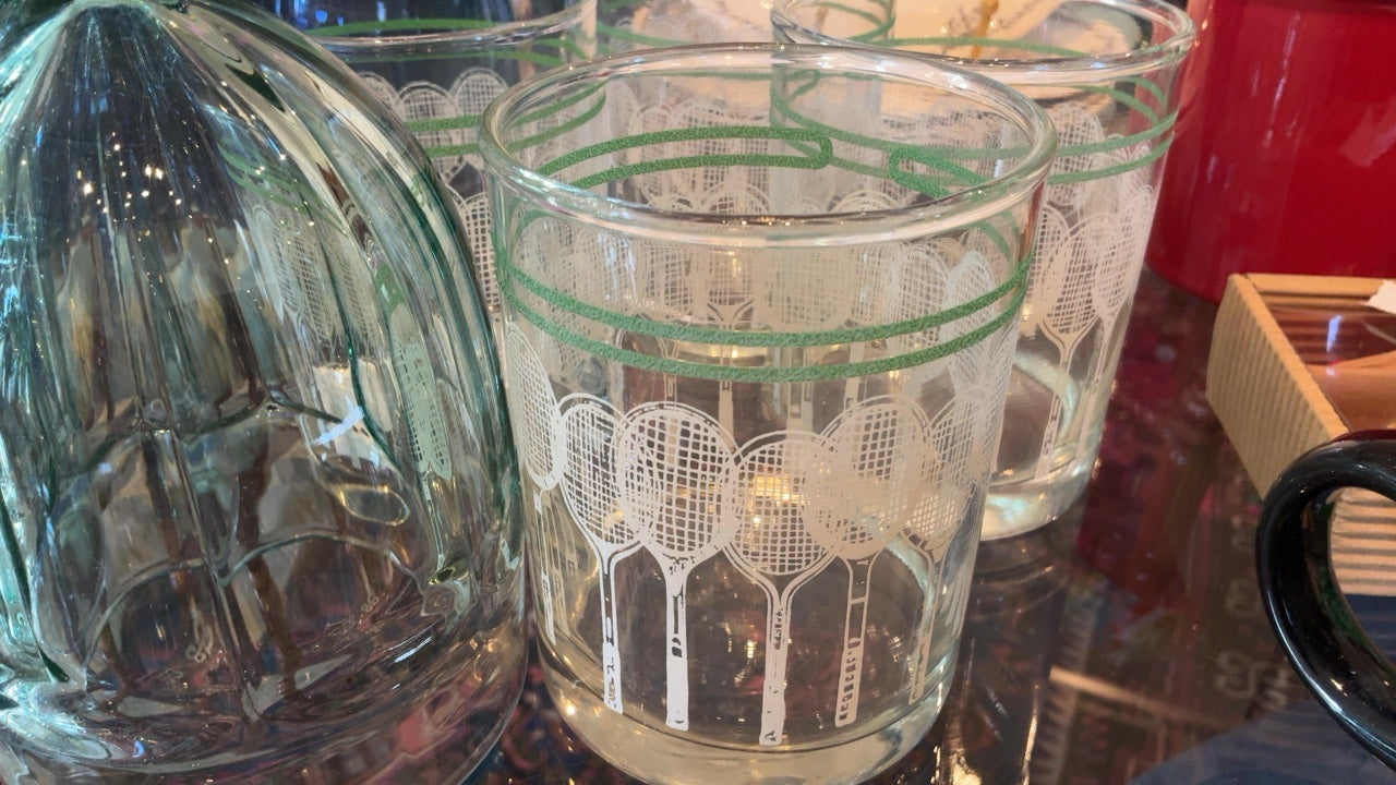 Tennis Glassware (set of 4)