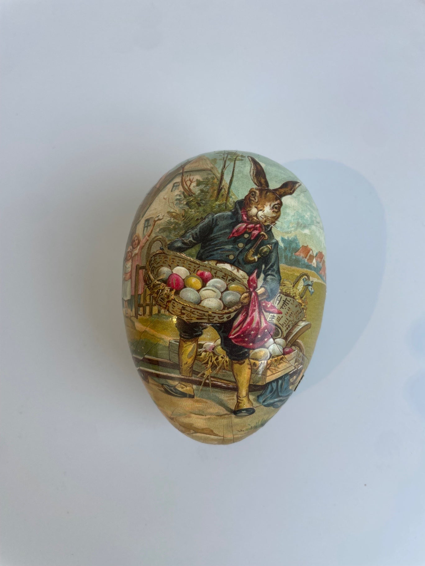 German Paper Maiche Egg 5” 