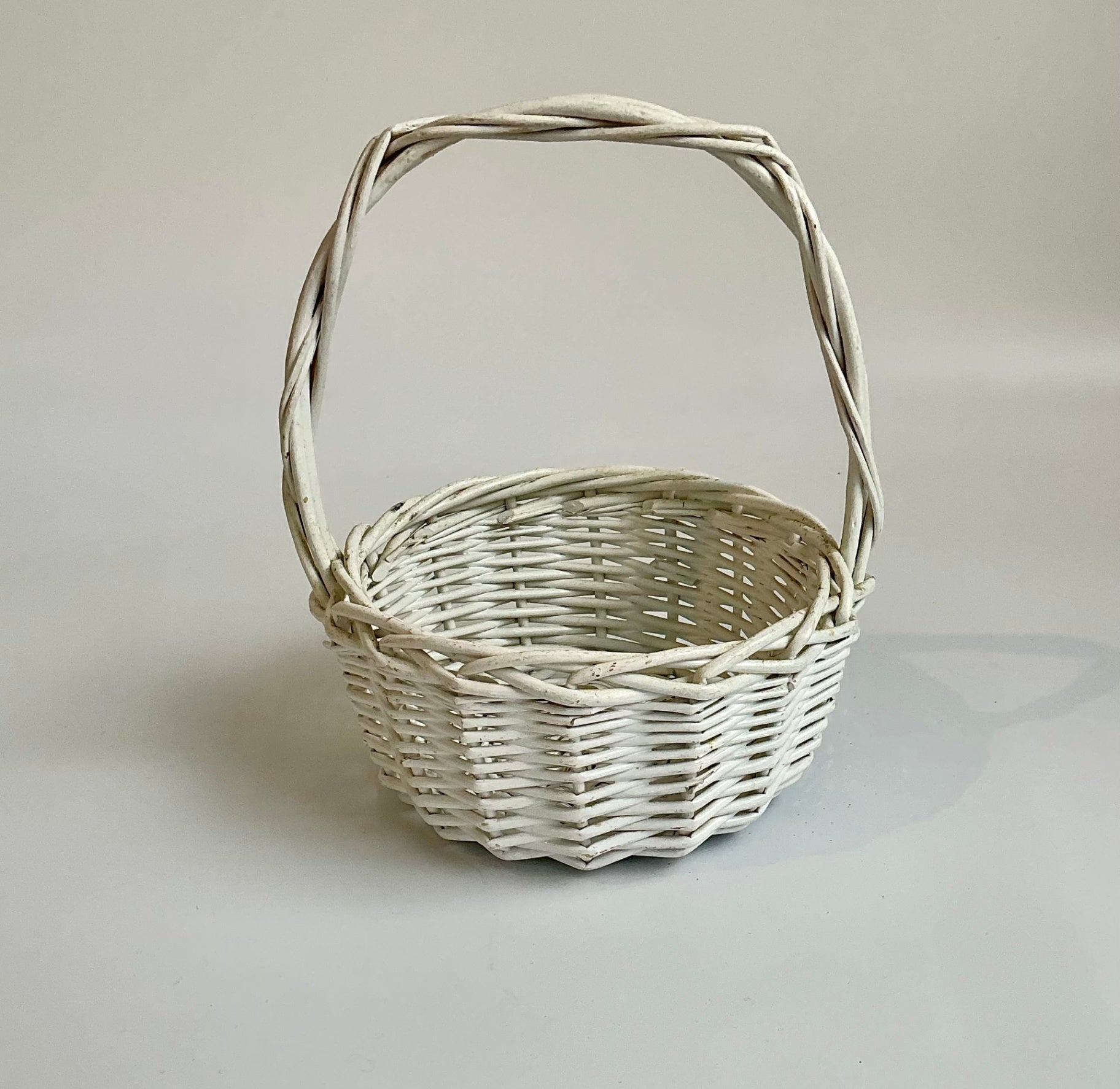 Small White Basket