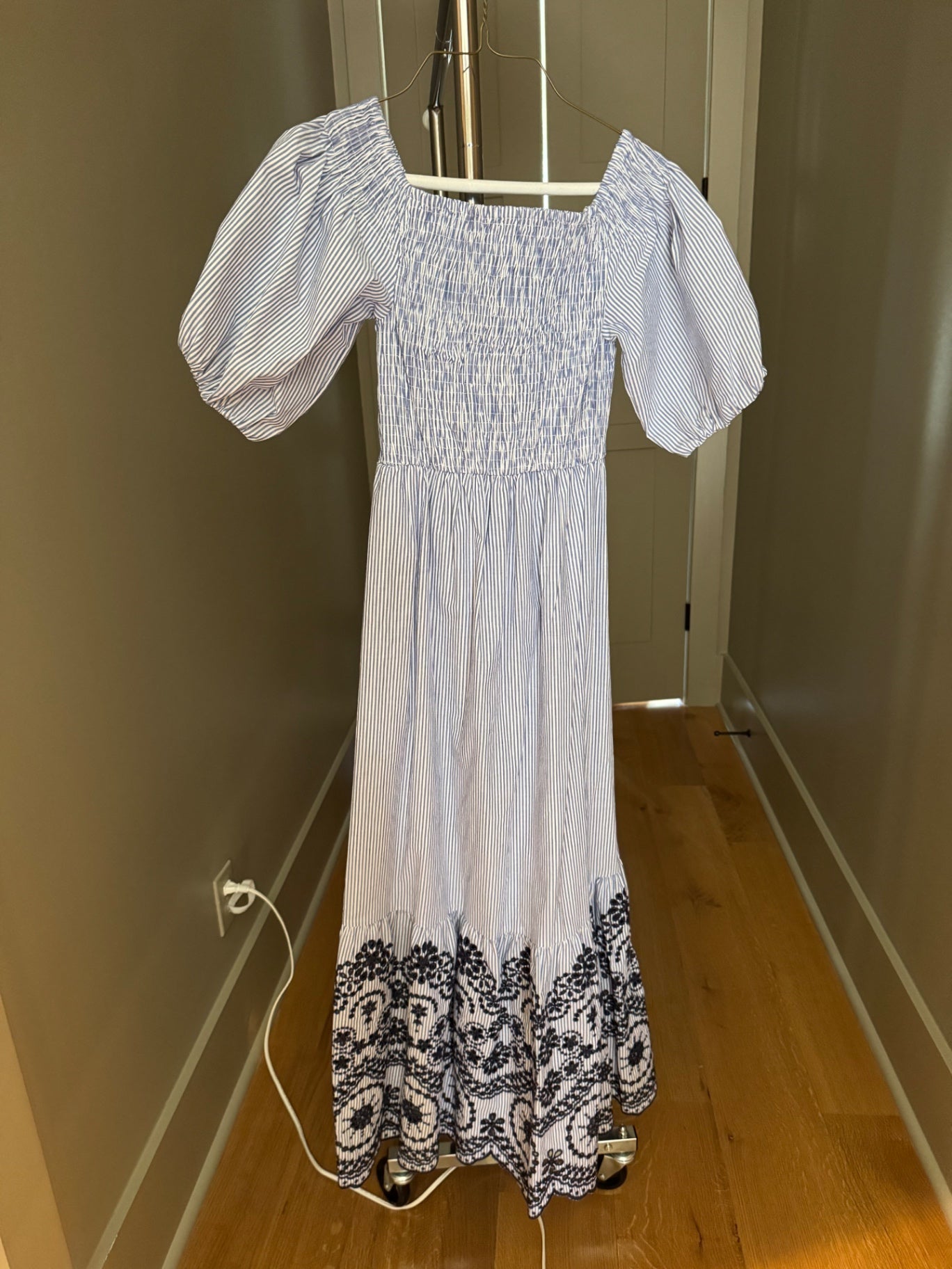 Dress White and Blue