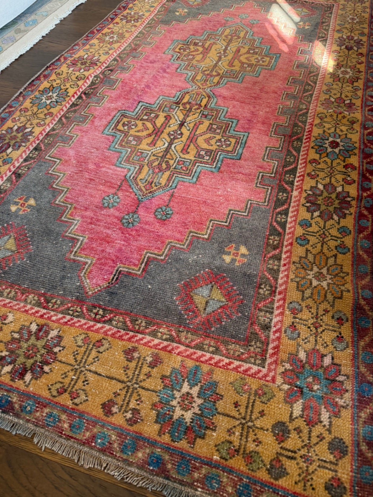 Vintage Rug, 7'2" x 3'1`0"
