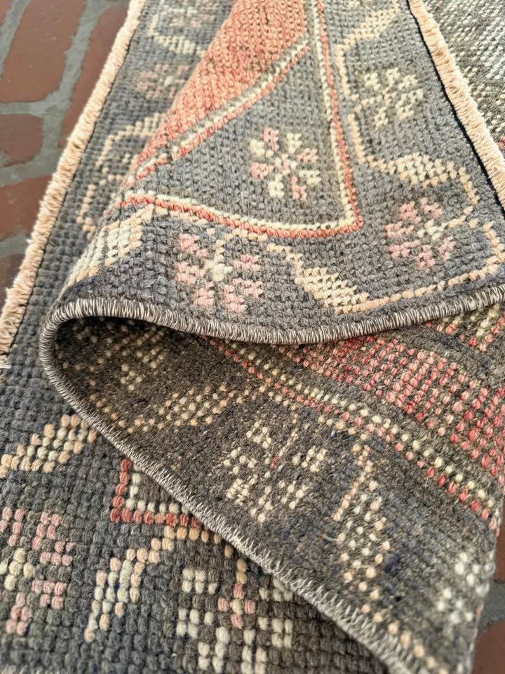 Vintage Square Rug, 2'3" x 2'1"