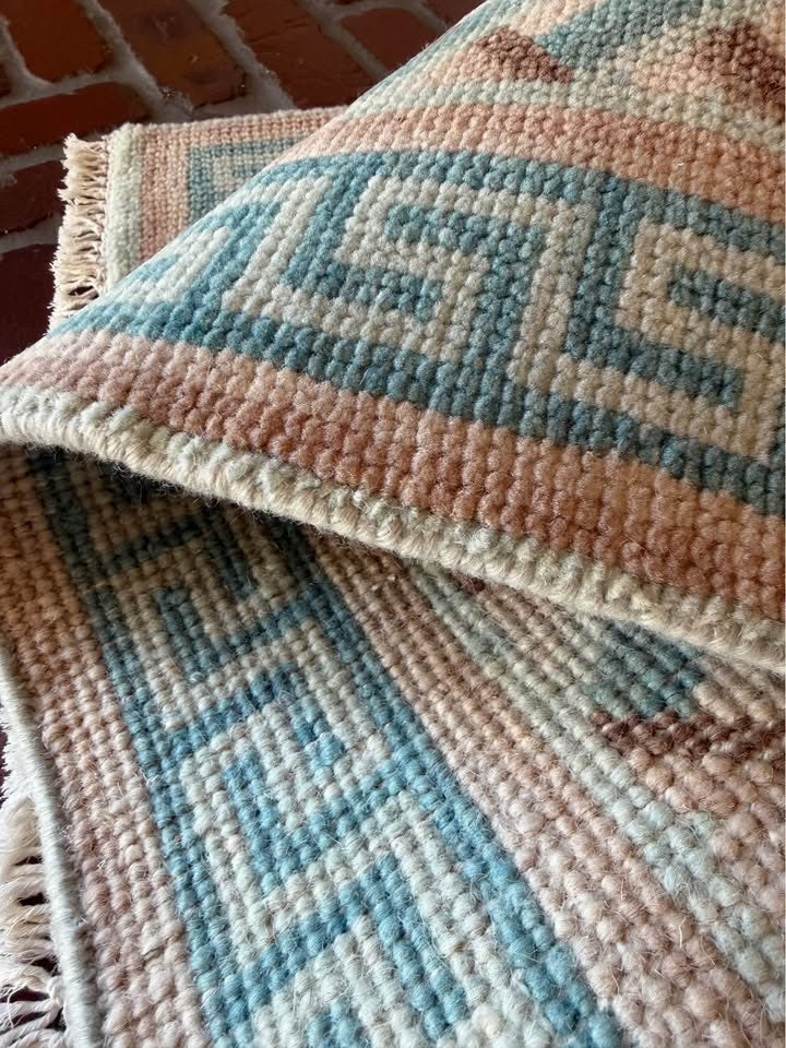 New Oushak Rug, 2' x 3'