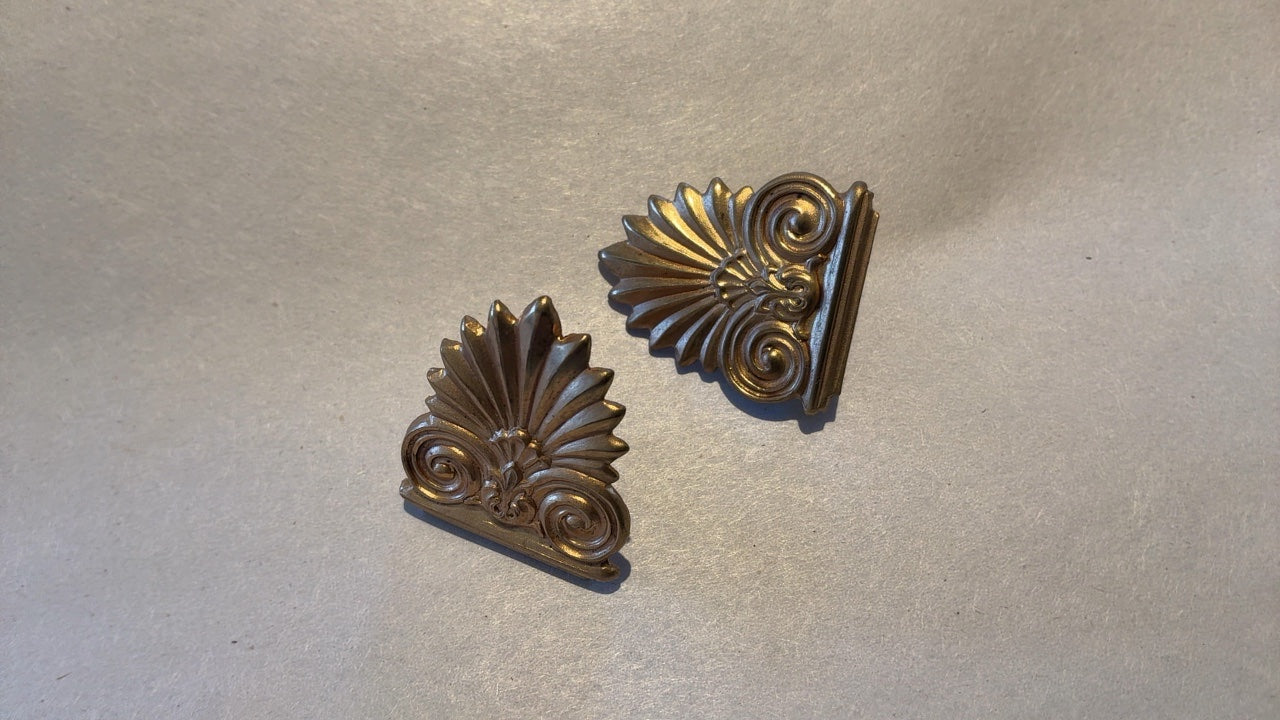 Gold Clip on Earrings
