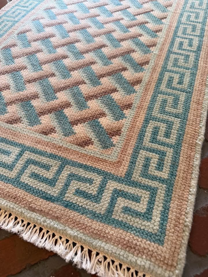 New Oushak Rug, 2' x 3'