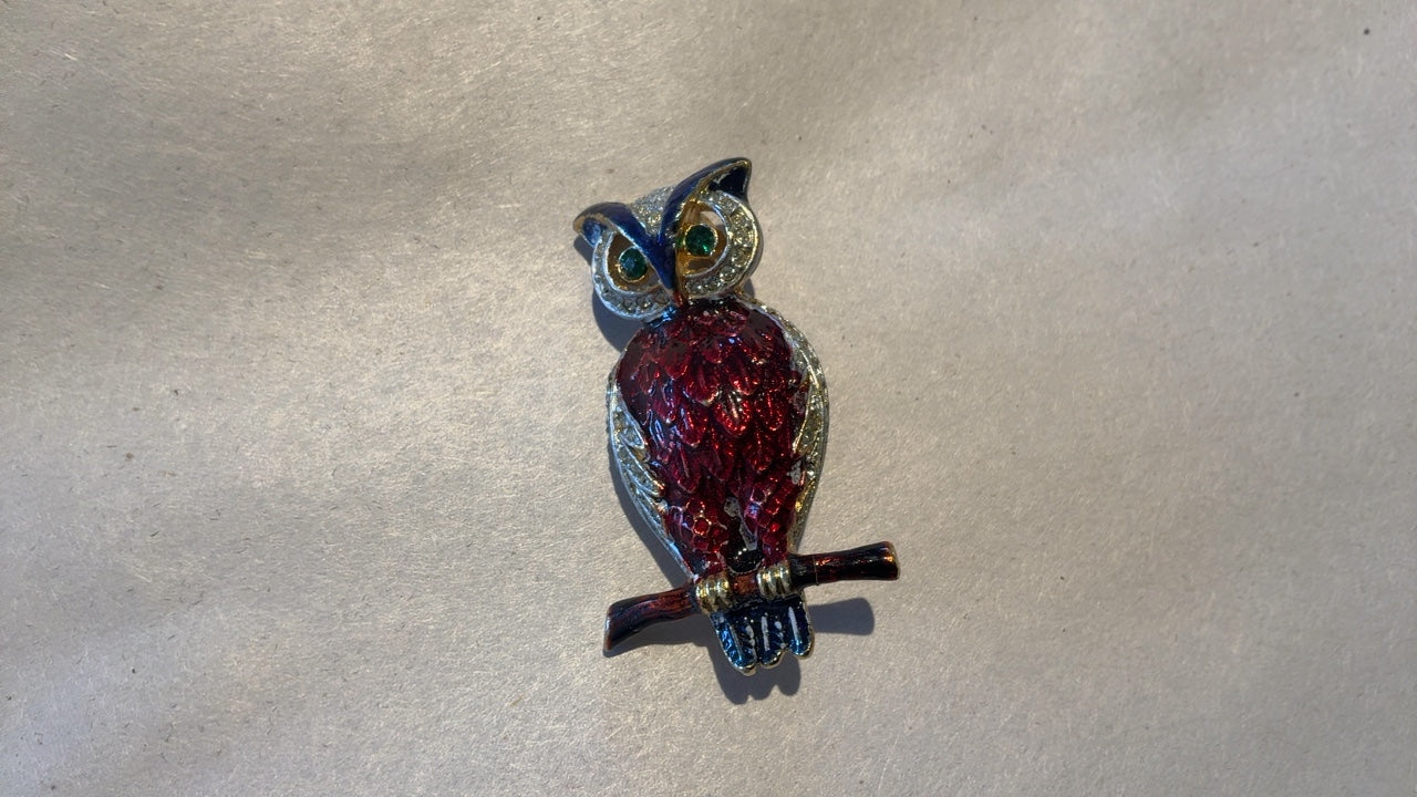 Owl Broach