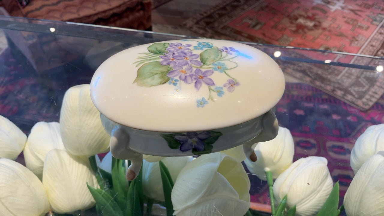 Floral Trinket Dish