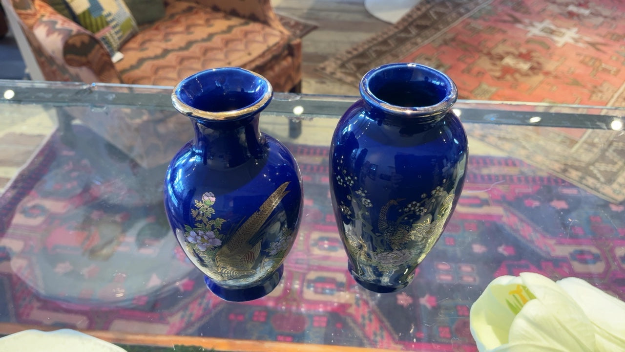 Mini Peacock Vase