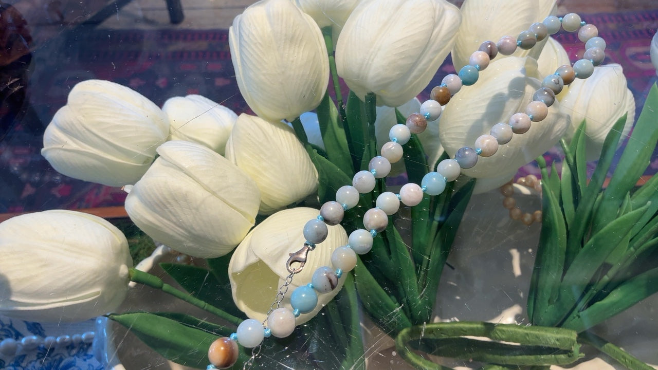 Blue Stone Necklace