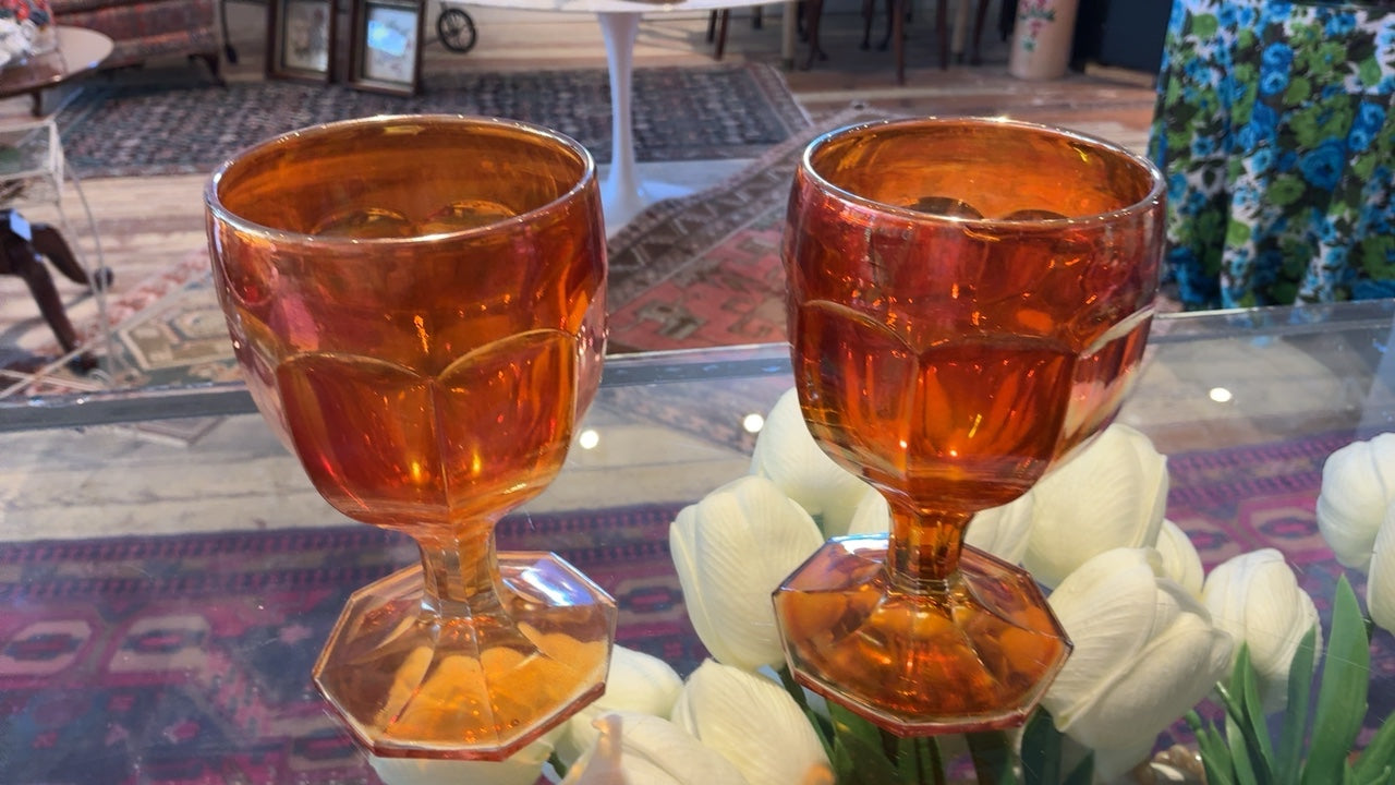 Orange Goblets (2)