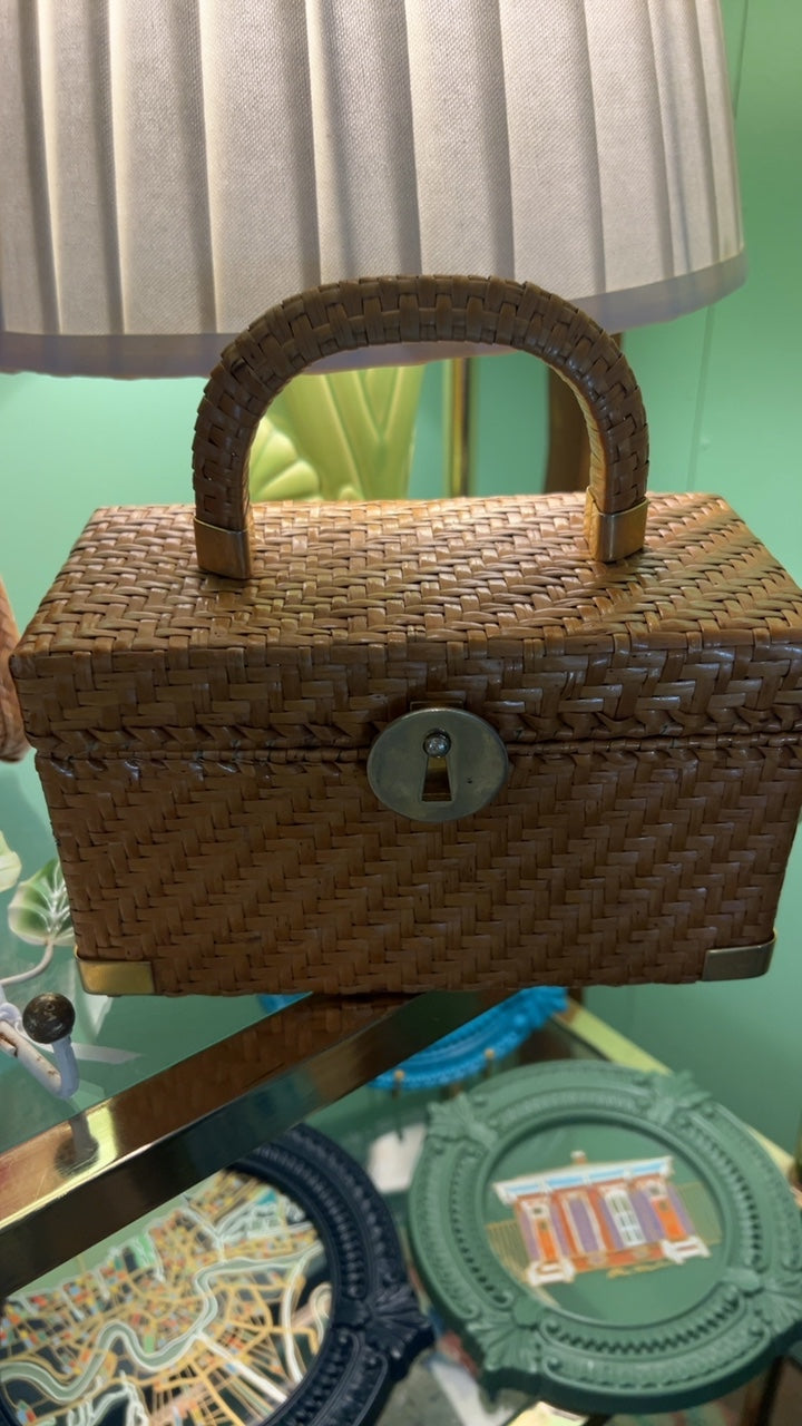 Woven Box Handbag