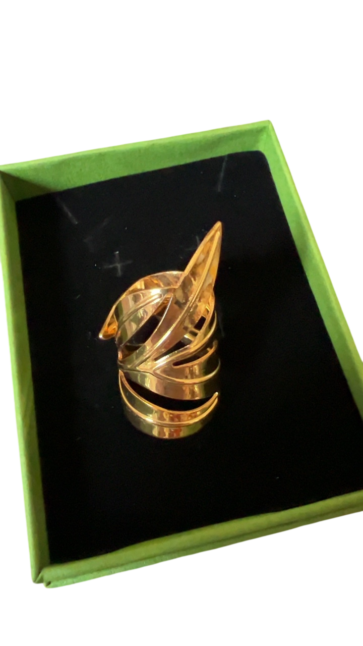 Gold Leaf Ring