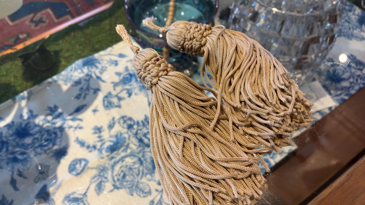 Beige Tassels 