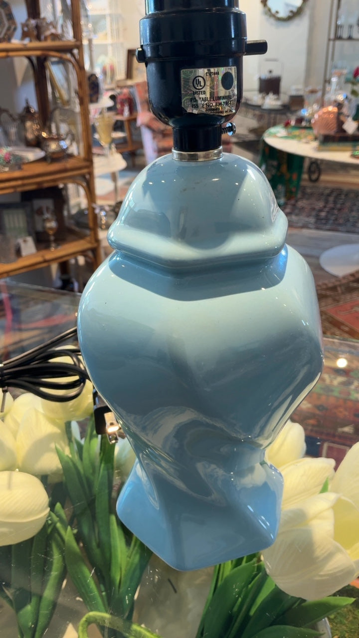 Light Blue Lamp 