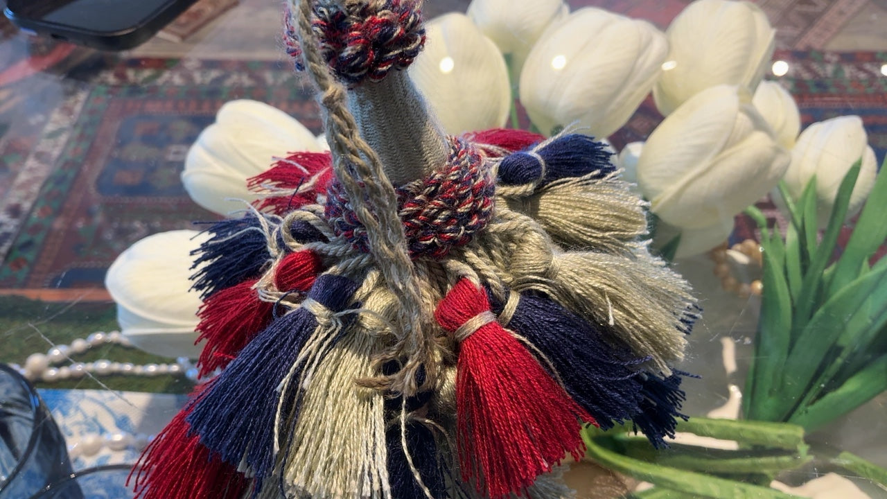 Tassel Red and Blue 