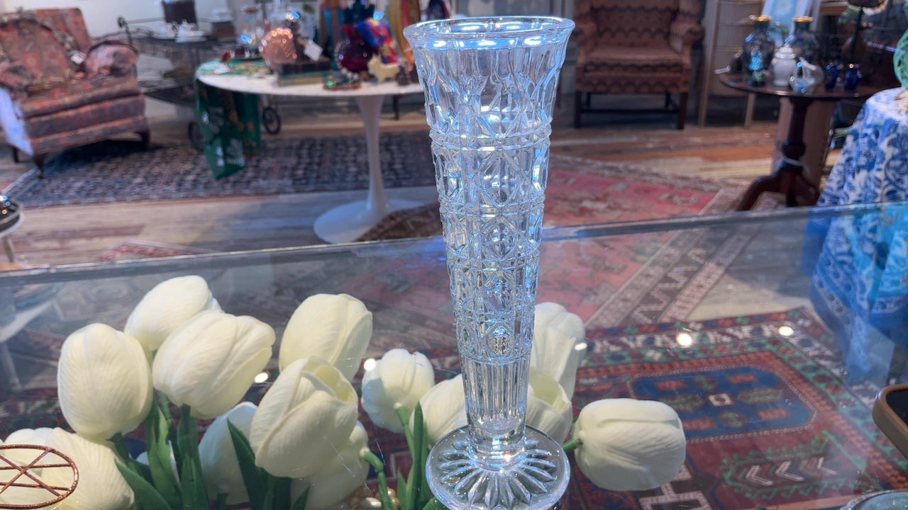 Clear Glass Vase 