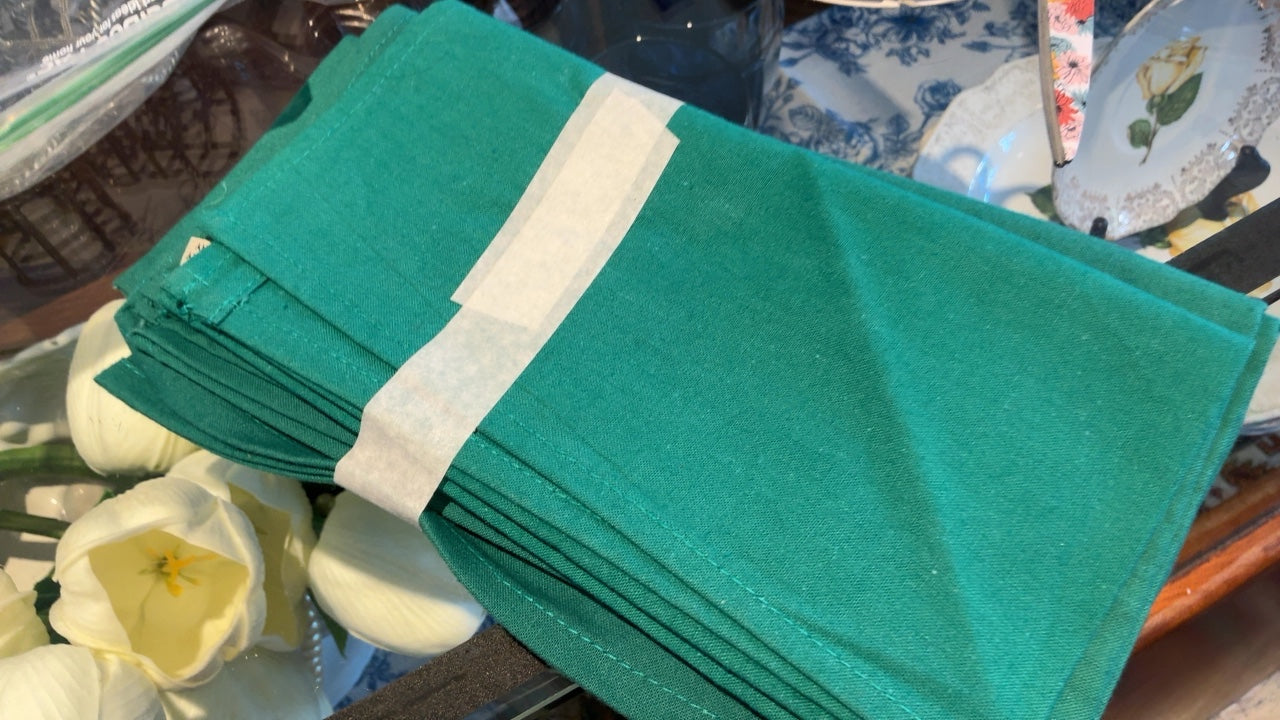 Teal Napkins (4)