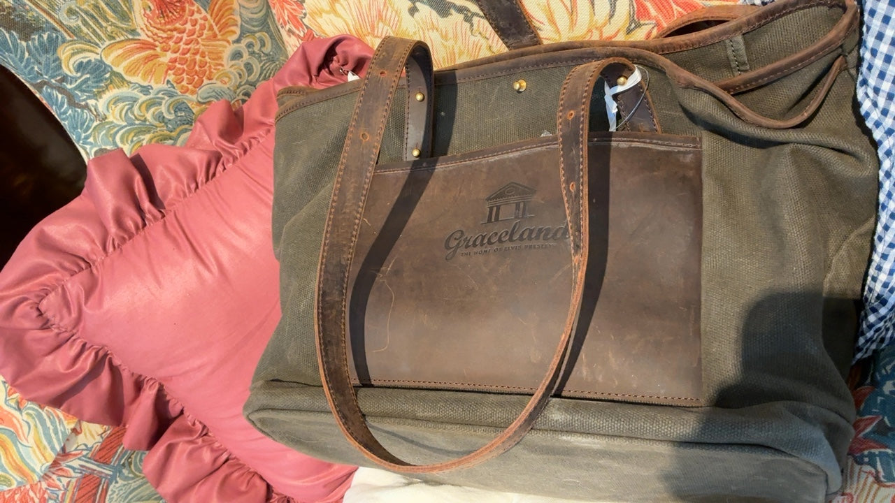 Graceland Bag Olive green and brown