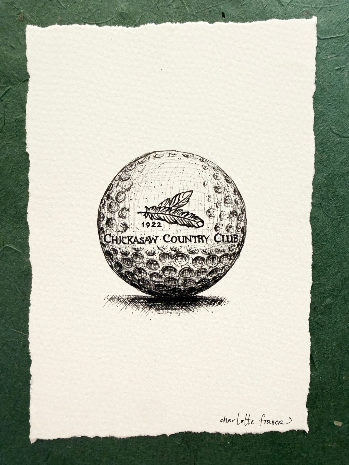 Chickasaw Country Club Golf Ball