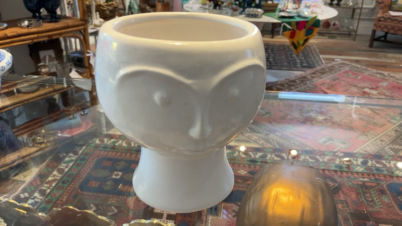 Ceramic Face Vase