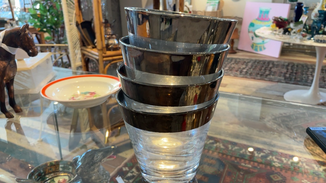 Vintage MCM Lowball Tumblers 