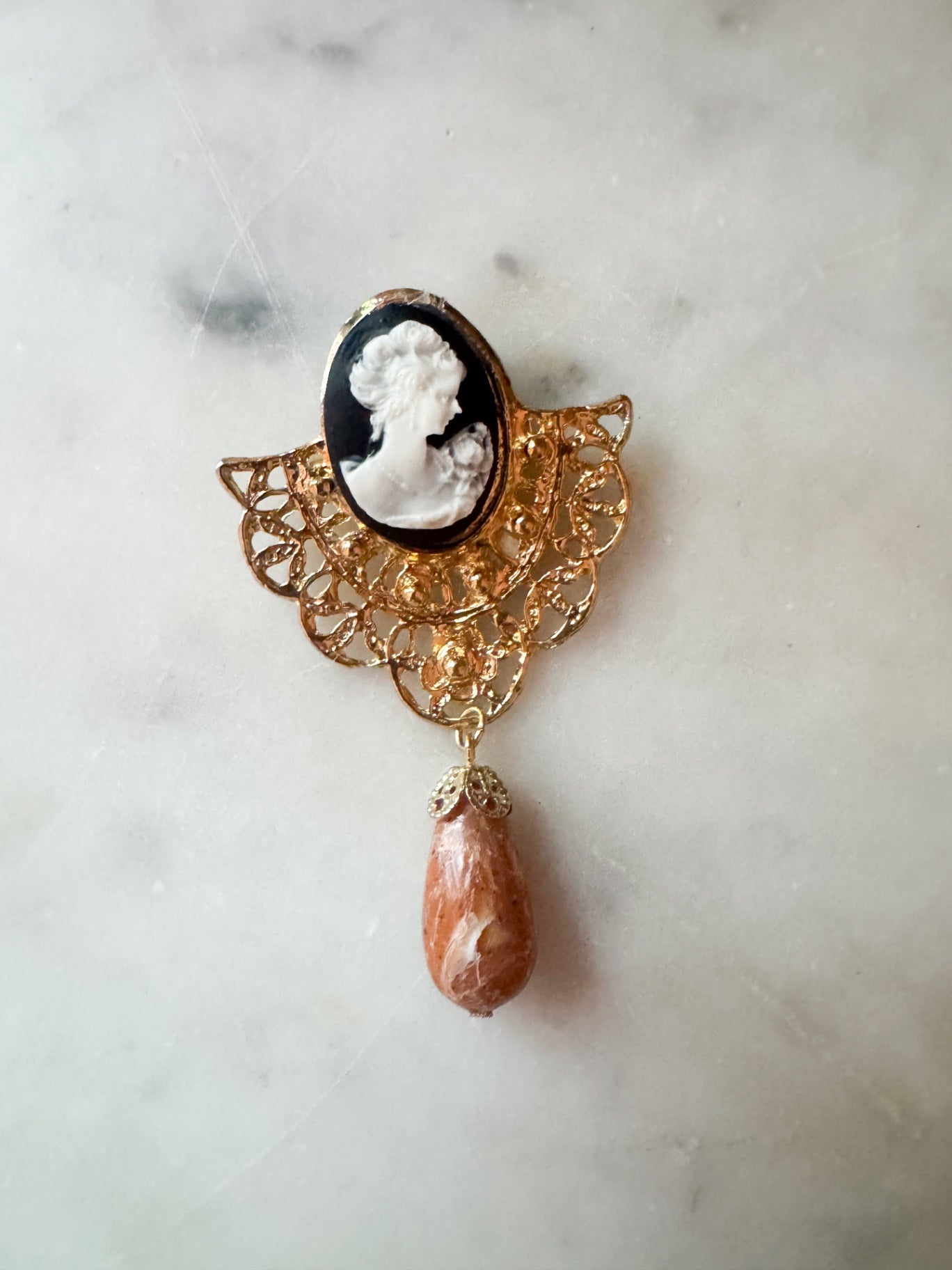 Modern Cameo Brooch