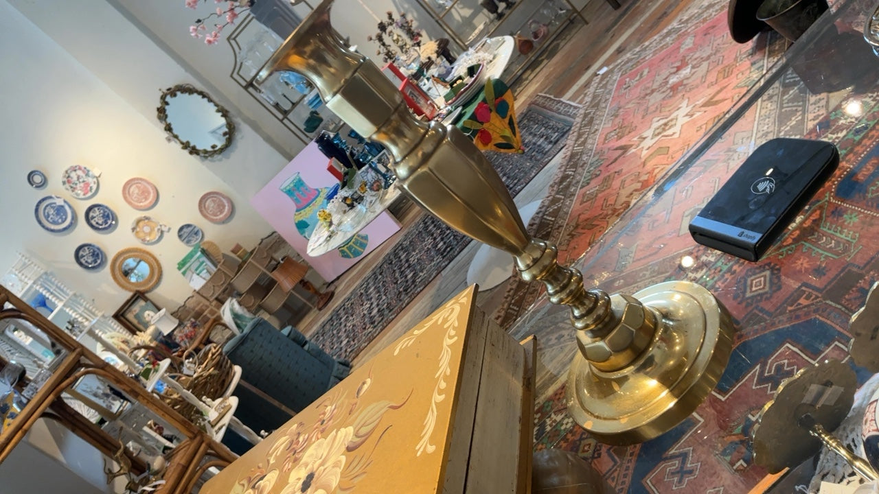 Baldwin Brass Candlestick 10.5”