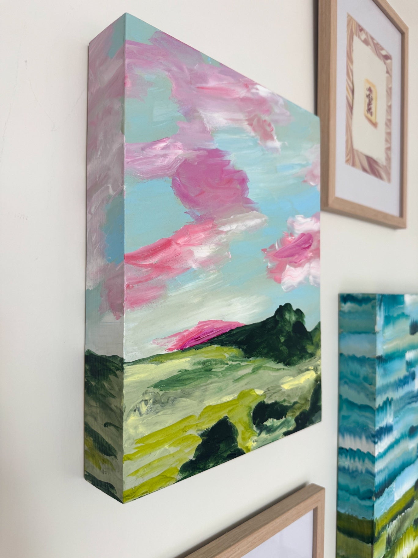 “Pink Sky Promise” by Dorothy Collier, 9x12”