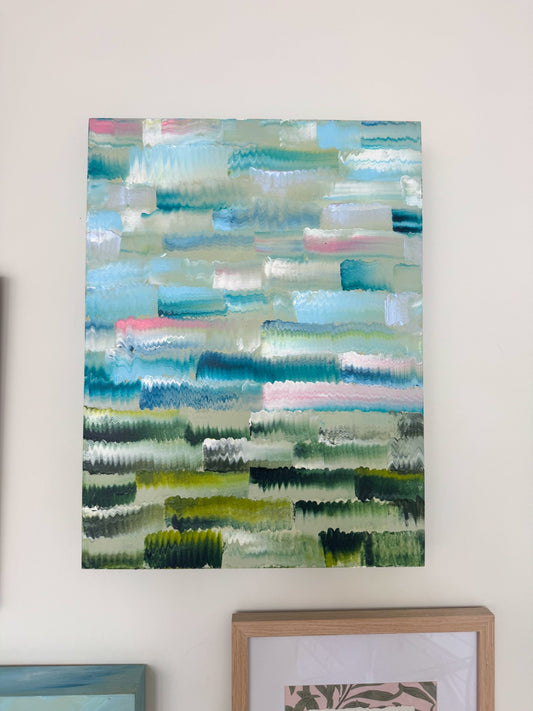 “Good Vibrations” by Dorothy Collier, 12x16”