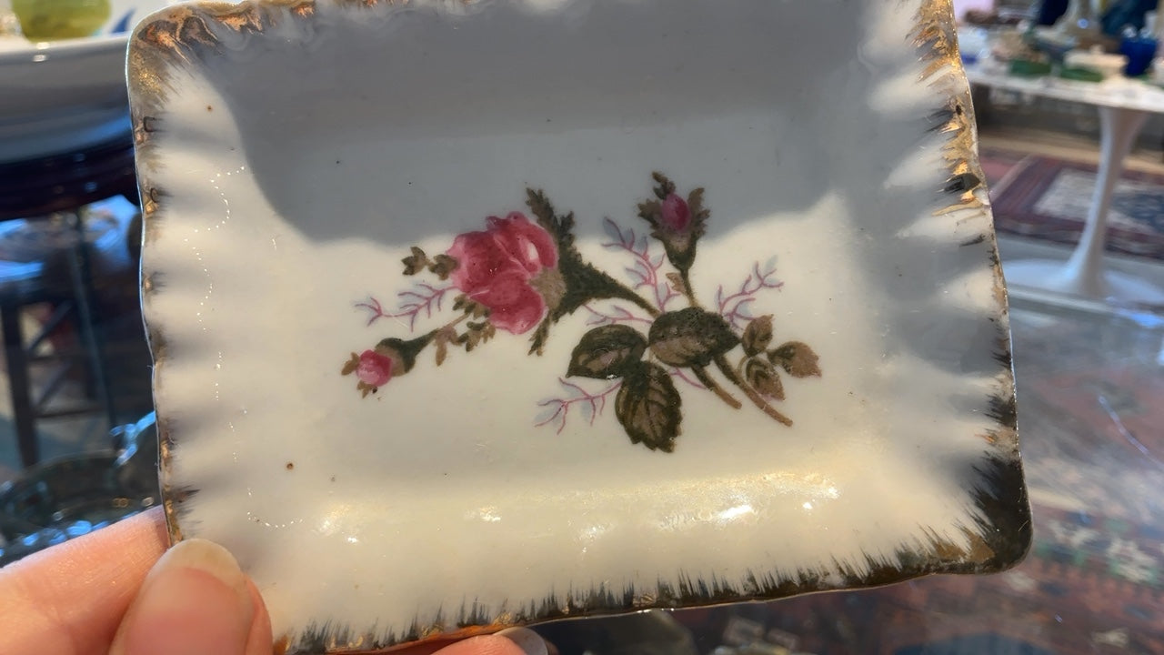 Trinket Dish- Rose 