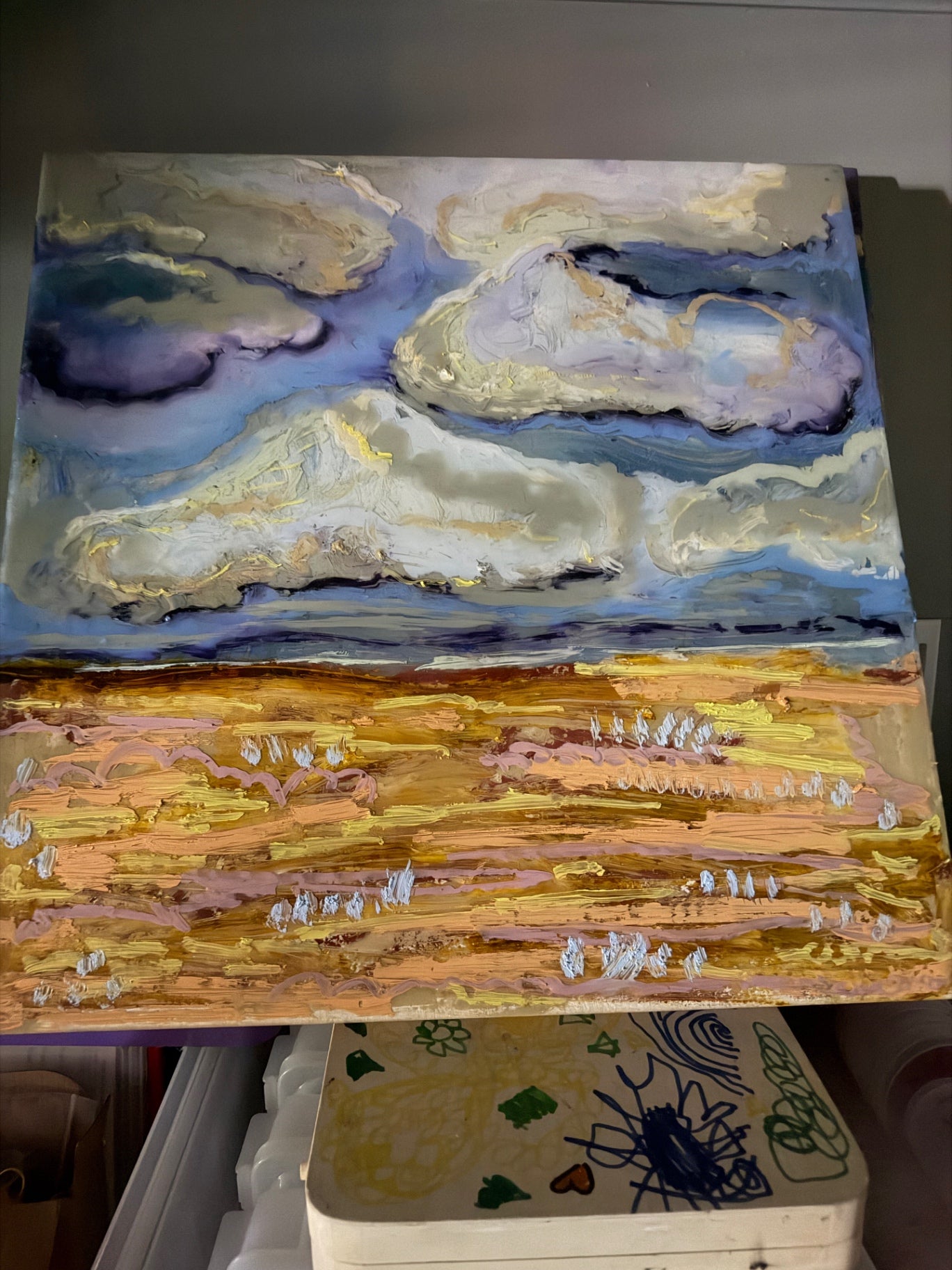 Stormy fields