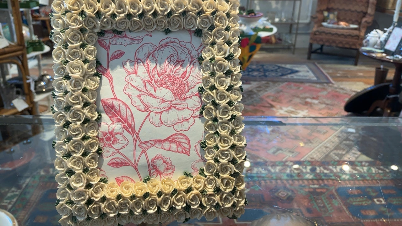Tiny Rose Picture Frame 