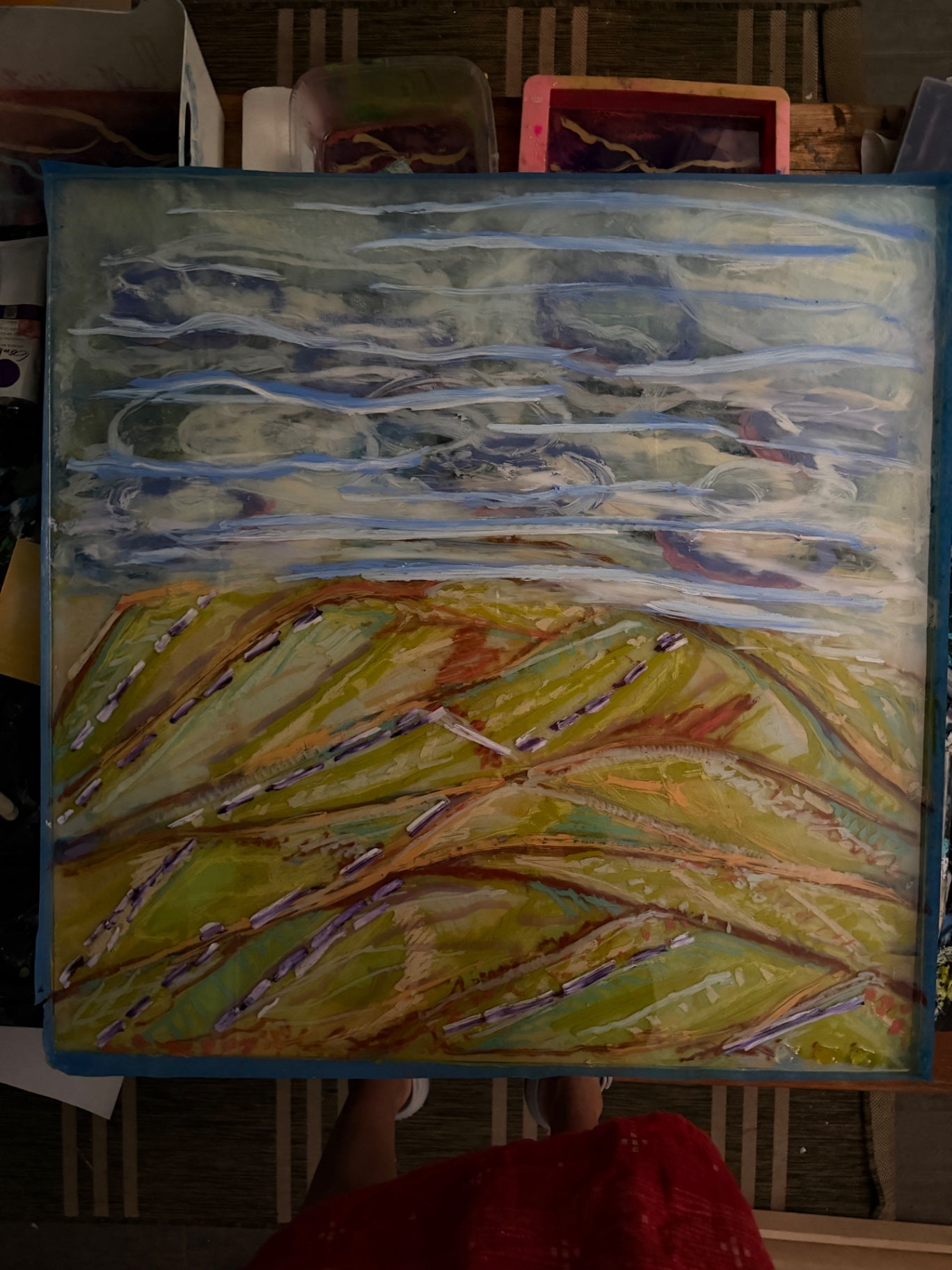 Art 30" x 30" Multicolored