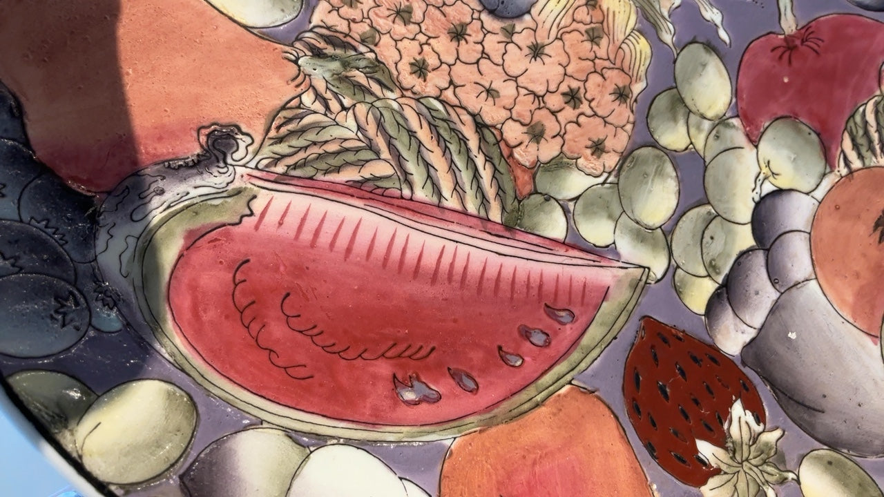 Purple Andrea Fruit Plate 